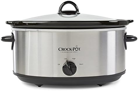 Crock-Pot 7 Quart Oval Manual Slow Cooker – Stainless Steel - 0Z3Q