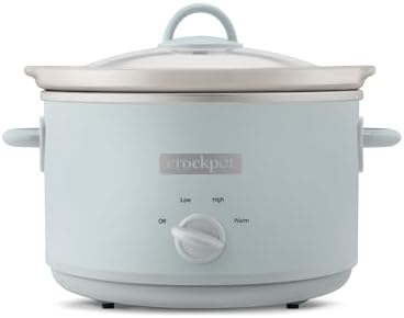 Crock-Pot 4.5 Quart Manual Slow Cooker – Macaroon Blue - GB9X