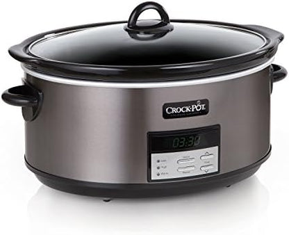 Crock-Pot 8 Quart Programmable Slow Cooker with Auto Warm - SWXD