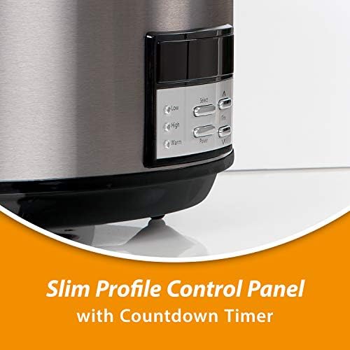 Crock-Pot 8 Quart Programmable Slow Cooker with Auto Warm - SWXD