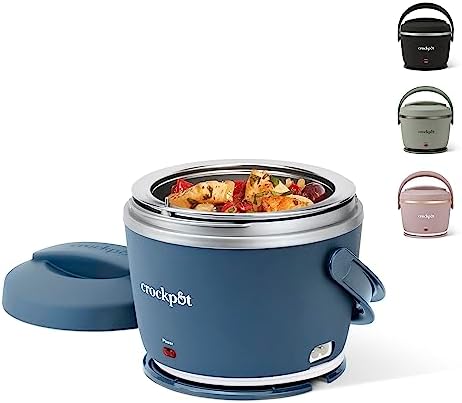 Crock-Pot Electric Lunch Box Food Warmer 20oz – Faded Blue - H0C0