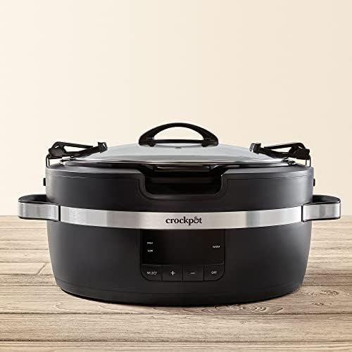 Crock-Pot Thermoshield 6 Quart Slow Cooker with Carry Handles - 3BGG
