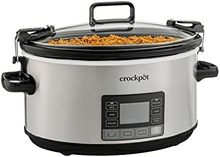 Crock-Pot 7 Quart Portable Programmable Slow Cooker with Timer - H96L