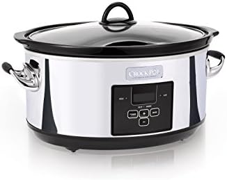 Crock-Pot 7 Quart Programmable Slow Cooker – Polished Platinum - XGR9