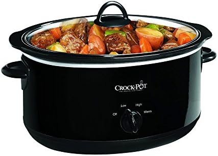 Crock-Pot 8 Quart Manual Slow Cooker – Black - N7JW