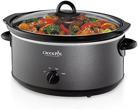 Crock-Pot 7 Quart Slow Cooker – Charcoal - 7SXS