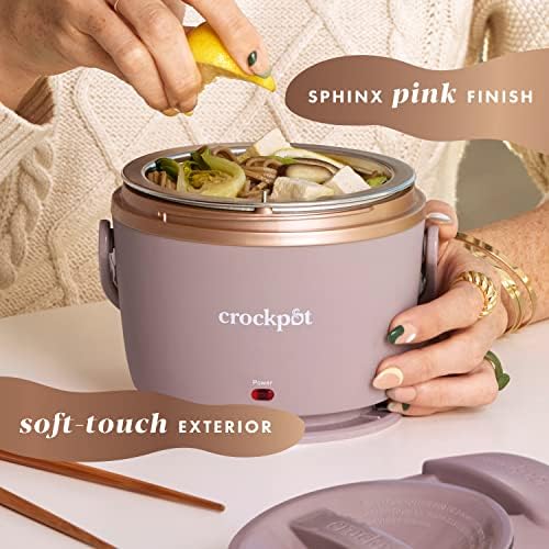 Crock-Pot Electric Lunch Box Food Warmer 20oz – Blush Pink - 5K8J