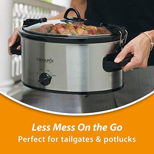 Crock-Pot Cook & Carry 6 Quart Portable Slow Cooker - P8DN