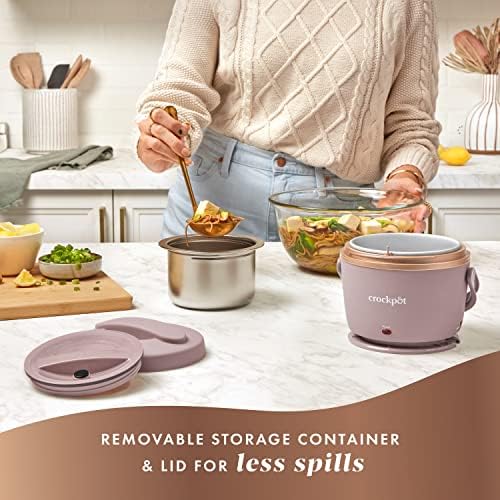 Crock-Pot Electric Lunch Box Food Warmer 20oz – Blush Pink - 5K8J