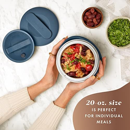 Crock-Pot Electric Lunch Box Food Warmer 20oz – Faded Blue - H0C0