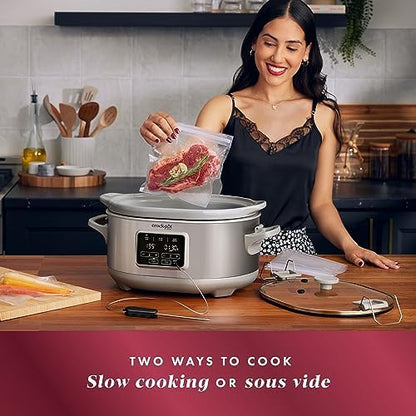Crock-Pot 7 Quart Programmable Cook & Carry Slow Cooker - FZK5