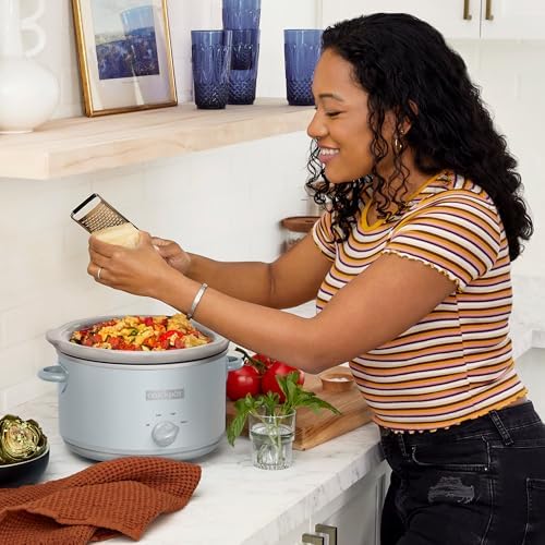 Crock-Pot 4.5 Quart Manual Slow Cooker – Macaroon Blue - GB9X