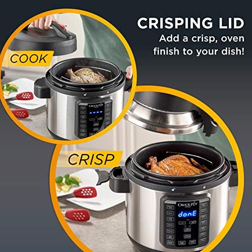 Crock-Pot Express Crisp 8 Quart 10-in-1 Pressure Cooker - FN12