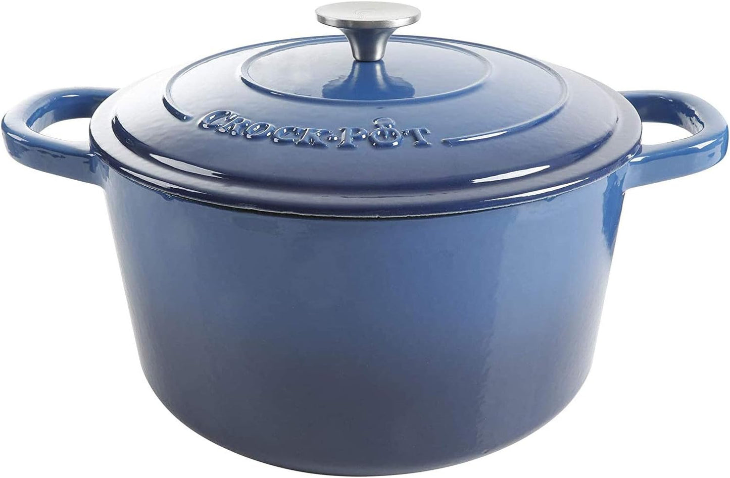 Crock-Pot 3 Quart Enameled Cast Iron Dutch Oven – Aqua - LMVO