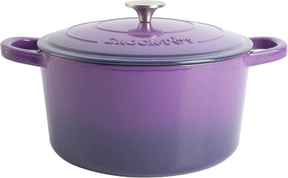Crock-Pot 3 Quart Enameled Cast Iron Dutch Oven – Aqua - LMVO