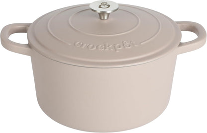 Crock-Pot 3 Quart Enameled Cast Iron Dutch Oven – Aqua - LMVO