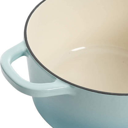Crock-Pot 3 Quart Enameled Cast Iron Dutch Oven – Aqua - LMVO