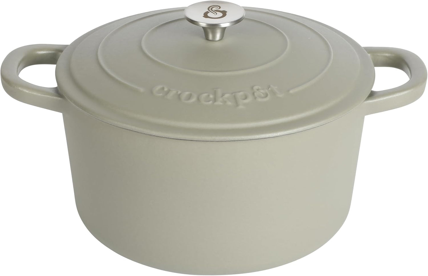 Crock-Pot 3 Quart Enameled Cast Iron Dutch Oven – Aqua - LMVO