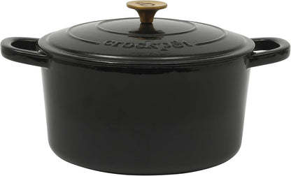 Crock-Pot 3 Quart Enameled Cast Iron Dutch Oven – Aqua - LMVO
