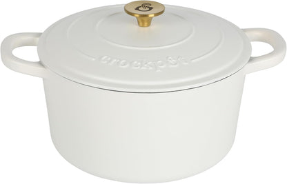 Crock-Pot 3 Quart Enameled Cast Iron Dutch Oven – Aqua - LMVO