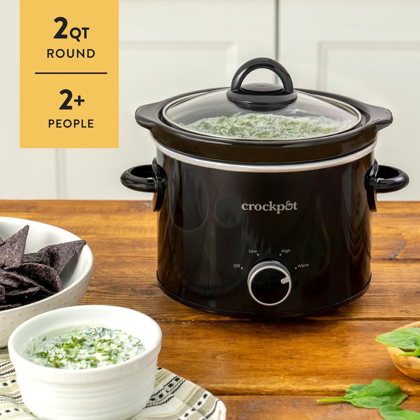 Crock-Pot 2 Quart Mini Slow Cooker – Classic Compact Cooker - 7GX6